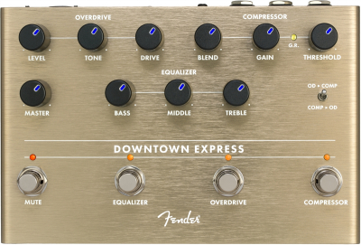 Fender Downtown Express Bass Multi-Effect Pedal i gruppen Strnginstrument / Effekter / Multieffekter gitarr hos Musikanten i Ume AB (0234538000)