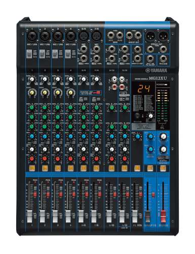 Yamaha MG12XU Mixer i gruppen Live & Studio / Live / Mixerbord hos Musikanten i Ume AB (1-CMG12XU)