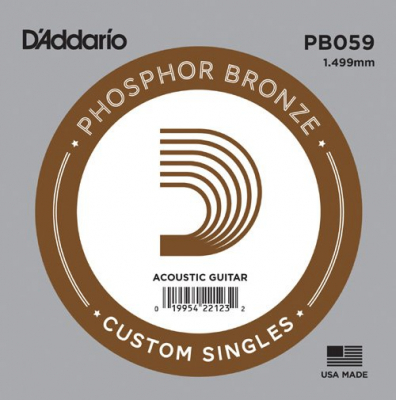 DAddario PB059 Phosphor Bronze i gruppen Strnginstrument / Strngar / Lsa strngar gitarr hos Musikanten i Ume AB (10-370270597050)