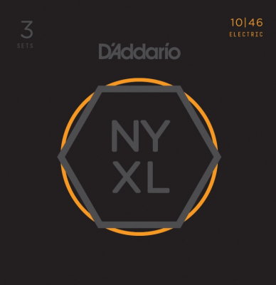 DAddario NYXL 10-46 [3-pack] i gruppen Strnginstrument / Strngar / Elgitarrstrngar hos Musikanten i Ume AB (10-370301037050)