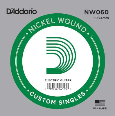 DAddario NW060 Nickel Wound i gruppen Strnginstrument / Strngar / Lsa strngar gitarr hos Musikanten i Ume AB (10-370336607050)