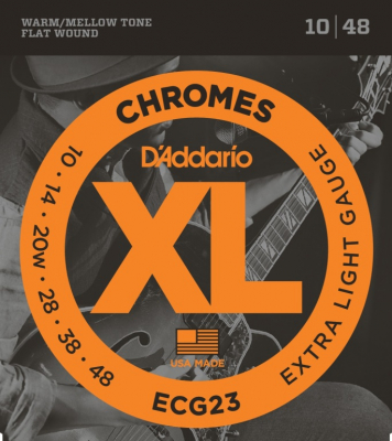 DAddario ECG23 Chromes 10-48 i gruppen Strnginstrument / Strngar / Elgitarrstrngar hos Musikanten i Ume AB (10-370353807050)