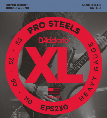 DAddario EPS230 ProSteels Bass 55-110 i gruppen Strnginstrument / Strngar / Elbasstrngar hos Musikanten i Ume AB (10-370406457050)
