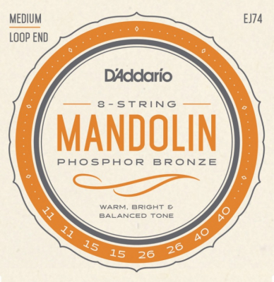 DAddario EJ74 Medium Mandolin 11-40 i gruppen Strnginstrument / Strngar / vriga strngar hos Musikanten i Ume AB (10-370574007050)