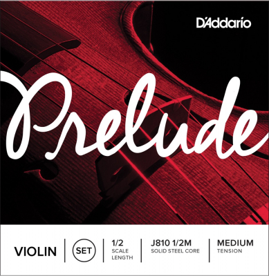 DAddario J810 1/2M Prelude Violinstrngar i gruppen Strk, bls & not / Strktillbehr / Strngar hos Musikanten i Ume AB (10-470112007050)