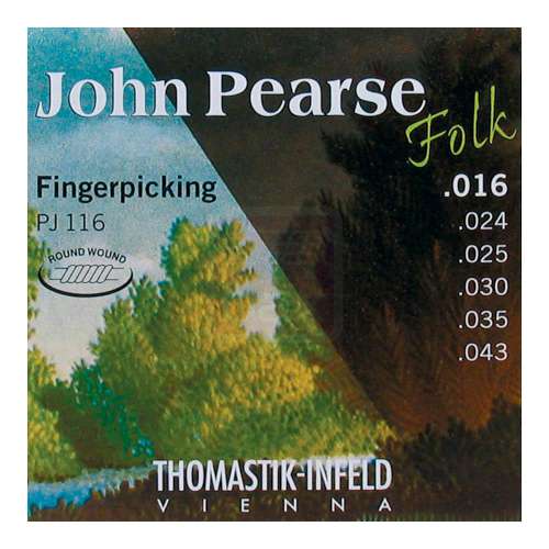 Thomastik PJ116 John Pearse Folk 16-43 i gruppen Strnginstrument / Strngar / Nylonstrngar hos Musikanten i Ume AB (12-THPJ116)
