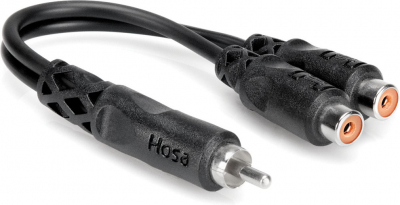 Hosa YRA-104 Dupliceringskabel - 15cm i gruppen Live & Studio / Kabel / Y-kabel & Insertkabel hos Musikanten i Ume AB (19-5507404)