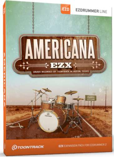 Toontrack EZX Americana - Download i gruppen Live & Studio / Studio / Mjukvara hos Musikanten i Ume AB (2-231710)