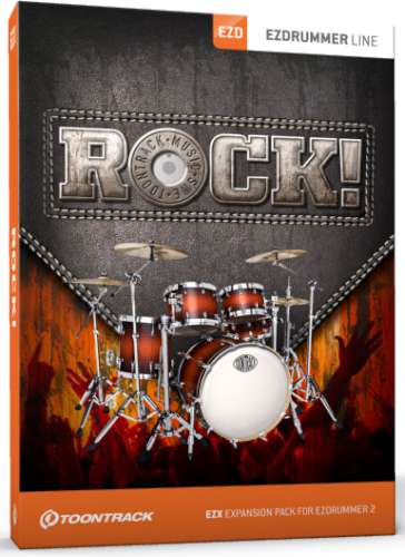 Toontrack EZX Rock! - Download i gruppen Live & Studio / Studio / Mjukvara hos Musikanten i Ume AB (2-828876)