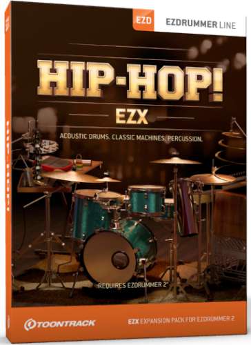 Toontrack EZX Hip-Hop! - Download i gruppen Live & Studio / Studio / Mjukvara hos Musikanten i Ume AB (2-832849)