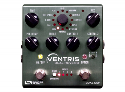 Source Audio Ventris Dual Reverb i gruppen Strnginstrument / Effekter / Effektpedaler gitarr hos Musikanten i Ume AB (429255)