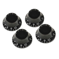 Gibson Top Hat Knobs - Black [4-pack]