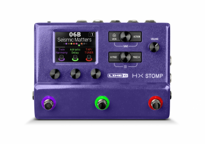 Line6 HX Stomp Purple - Limited Edition i gruppen Strnginstrument / Effekter / Multieffekter gitarr hos Musikanten i Ume AB (1-GHXSTOMPPURPLE)