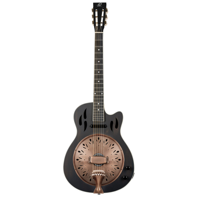 Ortega RRG40CE-DBK Resonator - Satin Black i gruppen Strnginstrument / vriga strnginstrument / Dobro / Lap Steel hos Musikanten i Ume AB (10-332335253249)