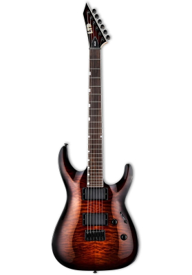 ESP LTD MH-200HT QM - Dark Brown Sunburst i gruppen Str�nginstrument / Gitarr / Elgitarr hos Musikanten i Ume� AB (10024169)