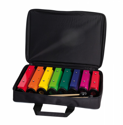 Goldon Tonboxar Set 8 inkl. bag i gruppen Slagverk / Percussion / Boomwhackers hos Musikanten i Ume AB (11408)