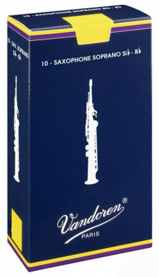 Vandoren V5 Sopransaxofon 1½ [10-pack] Rörblad i gruppen Stråk, blås & not / Blåstillbehör / Rörblad hos Musikanten i Umeå AB (15-VAN253)