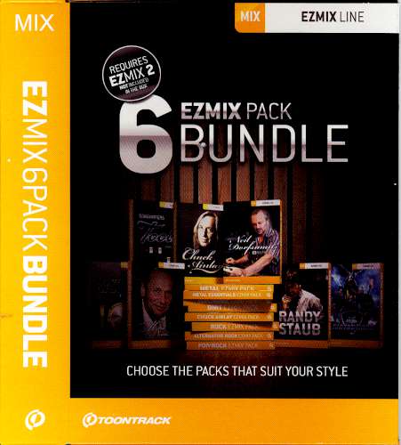 Toontrack EZmix 2 Bundle - Download i gruppen Live & Studio / Studio / Mjukvara hos Musikanten i Umeå AB (2-326876)