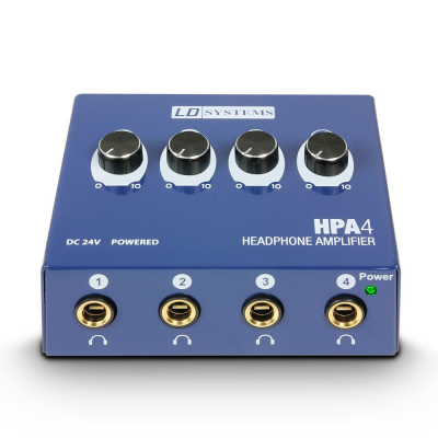 LD Systems HPA4 Headphone Amplifier i gruppen Live & Studio / Studio / Monitorkontroller & Hörlursförstärkare hos Musikanten i Umeå AB (2-830132)