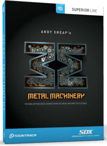 Toontrack SDX Metal Machinery - Download i gruppen KAMPANJER / Toontrack Holiday hos Musikanten i Ume AB (2-831661)