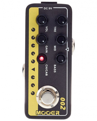 Mooer Micro Preamp 002 UK Gold 900 i gruppen Strnginstrument / Effekter / Effektpedaler gitarr hos Musikanten i Ume AB (2-854516)