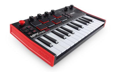 Akai MPK Mini Play MK3 midicontroller med högtalare