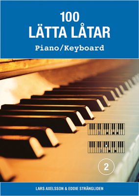 100 Lätta Låtar 2 - Piano/keyboard i gruppen Stråk, blås & not / Noter / Klaviatur hos Musikanten i Umeå AB (25-EHR1021)