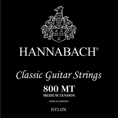 Hannabach 800MT Silver [Medium Tension] i gruppen Strnginstrument / Strngar / Nylonstrngar hos Musikanten i Ume AB (26-652377)