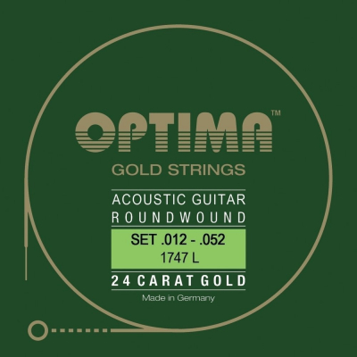 Optima Gold L1747 12-52 Round Wound i gruppen Strnginstrument / Strngar / Stlstrngar hos Musikanten i Ume AB (26-667337)