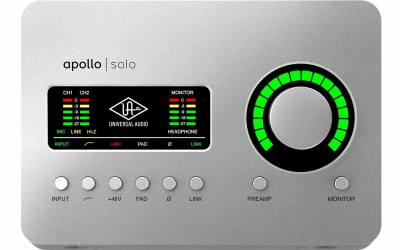 Universal Audio Apollo Solo USB Heritage Edition i gruppen Live & Studio / Studio / Ljudkort hos Musikanten i Ume AB (3-APTSOLOUSBHE)
