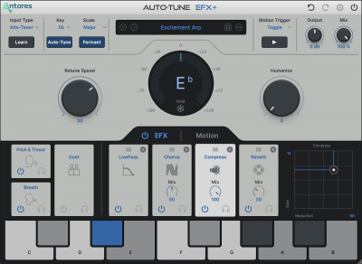 Antares Auto-Tune EFX+ 10 - Download i gruppen Live & Studio / Mjukvara hos Musikanten i Umeå AB (3-JS713VST)