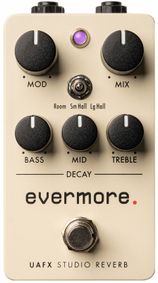 Universal Audio Evermore Studio Reverb i gruppen Stränginstrument / Effekter / Effektpedaler gitarr hos Musikanten i Umeå AB (3-UAGEVERMORE)