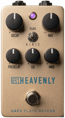 Universal Audio Heavenly Plate Reverb i gruppen Strnginstrument / Effekter / Effektpedaler gitarr hos Musikanten i Ume AB (3-UAGHEAVENLY)