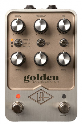 Universal Audio Golden Reverberator i gruppen Strnginstrument / Effekter / Effektpedaler bas hos Musikanten i Ume AB (3-UAGOLD)