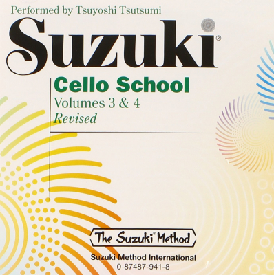 Suzuki Cello School CD Volume 3 & 4 i gruppen Strk, bls & not / Noter / Strk & bls hos Musikanten i Ume AB (30-NOT0941)