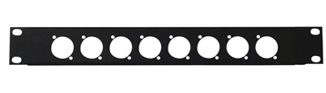 Omnitronic Z-19 Rackpanel 8x XLR [1U] i gruppen Live & Studio / Tillbehr / Rack & Case hos Musikanten i Ume AB (30100657)