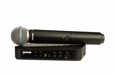 Shure BLX24/Beta58 S8 Trdlst system i gruppen Live & Studio / Mikrofoner / Trdlsa System hos Musikanten i Ume AB (315830)