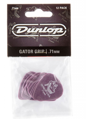 Dunlop Gator Grip 0.71 [12-pack] i gruppen Strnginstrument / Tillbehr / Plektrum & Plektrumhllare hos Musikanten i Ume AB (4-150440)