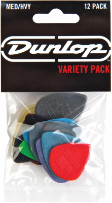 Dunlop Variety Pack 2 MED/HVY Plektrum [12-pack] i gruppen Strnginstrument / Tillbehr / Plektrum & Plektrumhllare hos Musikanten i Ume AB (4-150448)