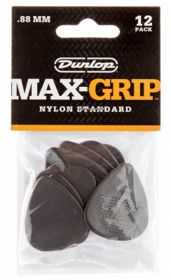 Dunlop Nylon MaxGrip 0.88 [12-pack] i gruppen Strnginstrument / Tillbehr / Plektrum & Plektrumhllare hos Musikanten i Ume AB (4-150473)
