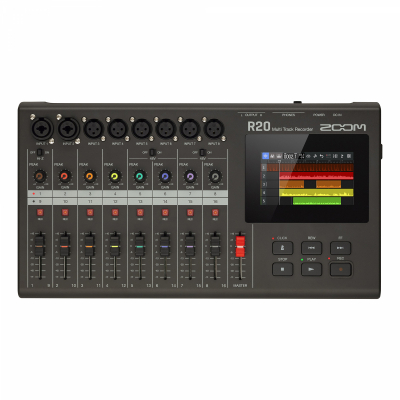 Zoom R20 Multi Track Recorder i gruppen Live & Studio / Studio / Ljudkort hos Musikanten i Ume AB (4-211008)