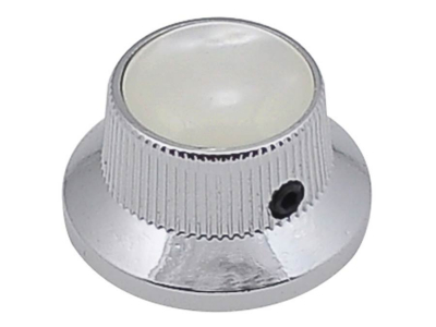 Boston Chrome Bell Knob w. Pearloid Inlay i gruppen Str�nginstrument / Tillbeh�r / Reservdelar hos Musikanten i Ume� AB (41791)