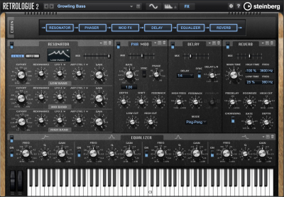 Steinberg Retrologue 2 - Download i gruppen Live & Studio / Mjukvara hos Musikanten i Ume AB (48597)