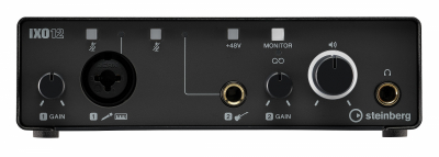 Steinberg IXO12 Audio Interface - Black i gruppen Live & Studio / Studio / Ljudkort hos Musikanten i Ume AB (48954)