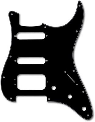Fender 11-hole  HSS Pickguard - Black i gruppen Strnginstrument / Tillbehr / Reservdelar hos Musikanten i Ume AB (5-0055267000)