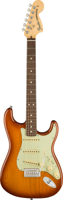 Fender American Performer Stratocaster - Honey Burst i gruppen Strnginstrument / Gitarr / Elgitarr hos Musikanten i Ume AB (5-0114910342)
