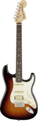 Fender American Performer Stratocaster HSS - 3-Color Sunburst i gruppen Strnginstrument / Gitarr / Elgitarr hos Musikanten i Ume AB (5-0114920300)