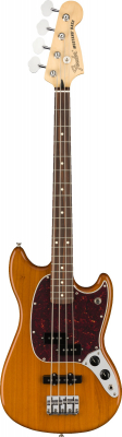Fender Player Mustang Bass PJ - Aged Natural i gruppen Strnginstrument / Bas hos Musikanten i Ume AB (5-0144053528)