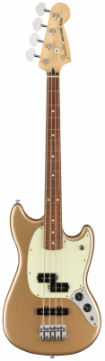 Fender Player Mustang Bass PJ - Firemist Gold i gruppen Strnginstrument / Bas hos Musikanten i Ume AB (5-0144053553)