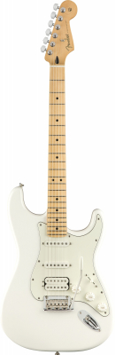 Fender Player Stratocaster HSS - Polar White [mn] i gruppen Strnginstrument / Gitarr / Elgitarr hos Musikanten i Ume AB (5-0144522515)